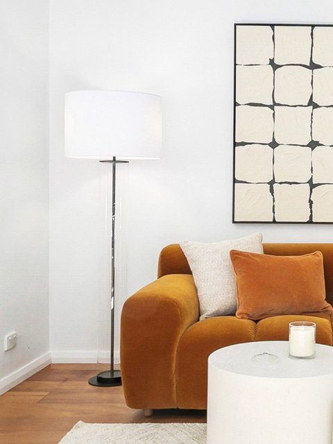 Our new freedom_australia Caramel AERO sofa on full display in Mosman