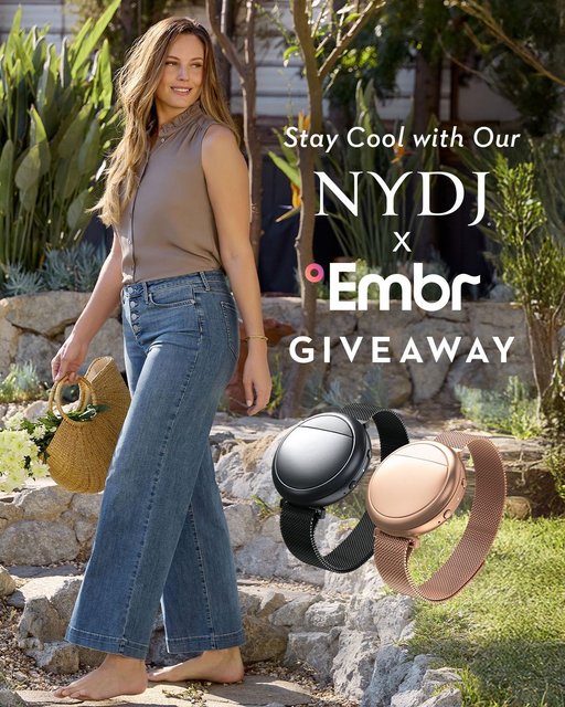 • GIVEAWAY CLOSED •

Hot summer days = a cool new giveaway! Embr Labs is sharing their Embr Wave 2 Smart Cooling & Warming Wristband, designed to offer personalized temperature relief to help with sleep, stress, hot flashes and more.

Winner Will Receive:
👖 $250 NYDJ gift card to spend on temperature-regulating Cool Embrace® Denim, breezy stretch linen or anything else at NYDJ.com
📦 One Embr Wave 2 wristband in winner’s choice of rose gold or black, valued at $299
💰 Total prize value: $549

How to Enter:
🗨 Like and comment on this post no later than 7/27 at 11:59pm ET
🏆 Winner will be selected randomly 7/29 and notified by DM!
