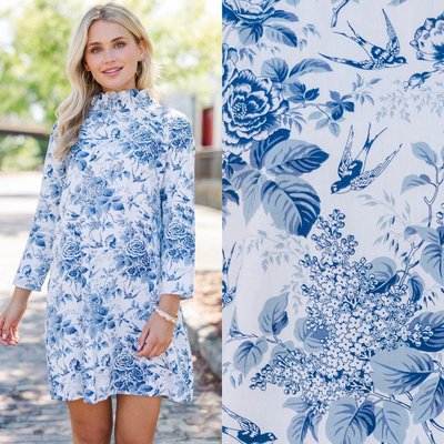 This toile swing dress is timeless with a twist! The ruffled neckline, tied back, and classic navy print make it an easy favorite. Add boots or flats and you’re good to go—effortless, polished, and pretty!

>> This Is It Navy Blue Toile Swing Dress

#shopthemint #boutique #onlineshopping #styledaily #getthelook #everydayfashion