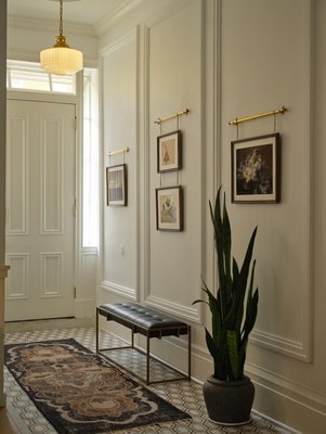 Allure Hand-Knotted Green Floral Wool Runner Rug 2.5'x8' - image 5 of 8