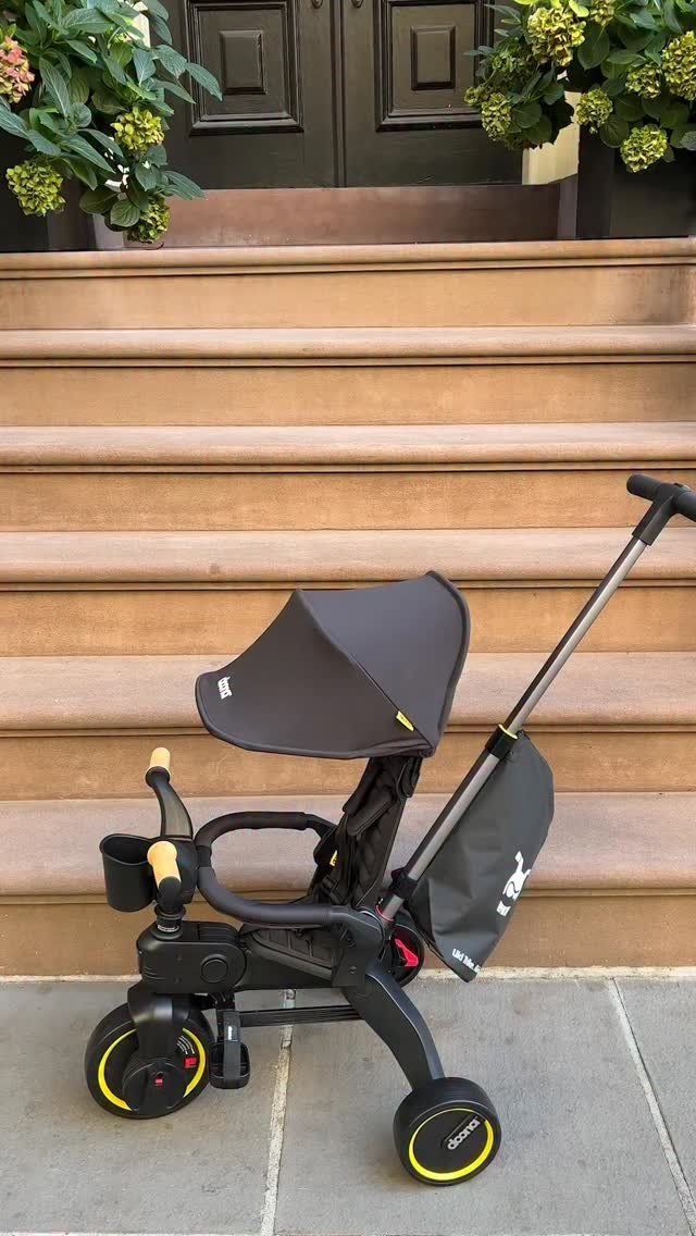 Doona Liki Trike S5 Nitro Black Tricycle Baby Stroller + Reviews