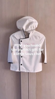 Play Green Grid Kids Chef Apron - video 0 of 0