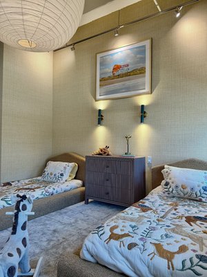 Wonderland Prairie Embroidered 100% Organic Cotton Voile Kids Twin Quilt - image 10 of 11