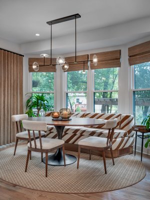 Arcos Oak and Ivory Upholstered Dining Chair - image 12 of 13