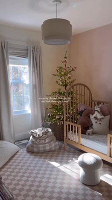 Play Canyon Spindle Natural Wood Convertible Crib by Leanne Ford - video 0 of 0