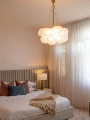 Corvina Unlacquered Polished Brass Chandelier - image 13 of 13