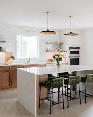 Gabe Pesto Tufted Low-Back Counter Stool - image 9 of 10