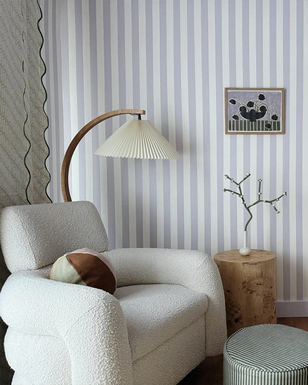 Snoozer Cream Boucle Nursery Swivel Glider by Leanne Ford | Crate