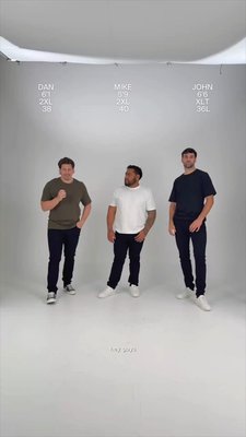 Hunter Superflex Slim Denim on three different body types.

One of our best-sellers, designed with unique Superflex stretch for maximum movement and all-day comfort. A classic denim that works across sizes and styles.

#johnnybigg #menswear #denim #mensdenim #bigandtall #bigandtallfits #superflex #everydaydenim #mensstyle #styleinspo #classicfit #wardrobebasics