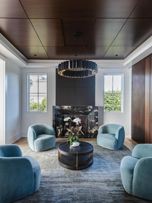 Gwyneth Ivory Boucle Swivel Chair by goop - image 16 of 16