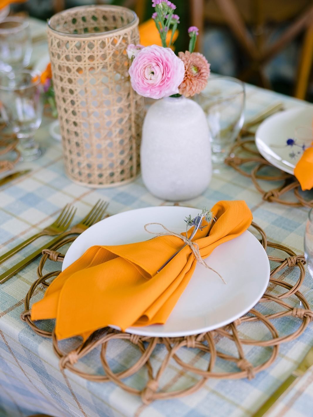 Faille Saffron Napkin - Linen Rentals | Wedding Table Linen
