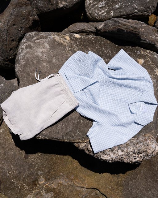 Some things just make sense together 🤝
Like our Leo Check Shirt and Manta Linen Short.

The easiest yes in your summer rotation.