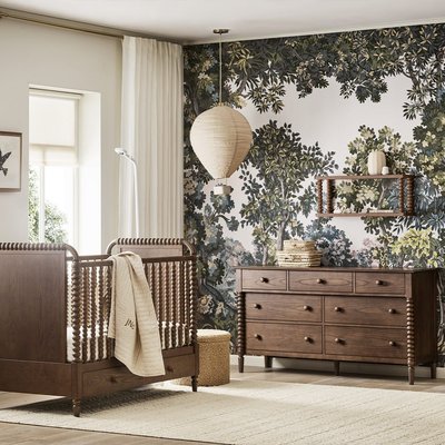 light brown crib and dresser Windsor Sandstone Crib + Dresser 2-Piece Set Lakeland Baby and Teen Furniture
