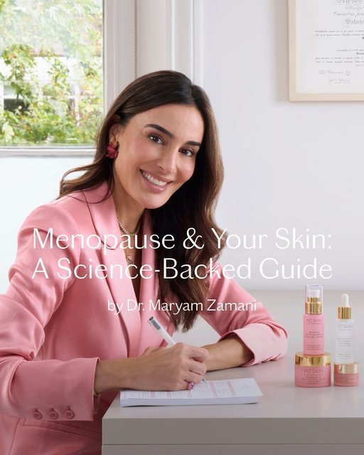 Menopause & Your Skin: An Expert Guide

As hormonal shifts take place, the skin often becomes one of the most visible reflections of menopause. A decline in oestrogen can lead to increased dryness, thinning, sensitivity, and a loss of up to 30% of collagen in the first five years post-menopause.

Dr. Maryam Zamani shares her expert insight into supporting the skin during this transformative time - from clinically backed skincare ingredients like hyaluronic acid, peptides, and retinol, to the power of nutrition, including omega-3s and phytoestrogens.

Menopause is not the end of beauty - it's the beginning of a new chapter. With the right knowledge, care, and consistency, your skin can continue to look and feel its best.

Have questions? Leave them below or send us a private message - we're here to support you.

#MZSkin #MenopauseSkincare #DrMaryamZamani #SkincareScience #HormonalSkin #SkinHealth