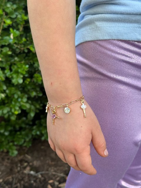 En Pointe Kids’ Charm Bracelet - Ballet