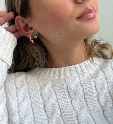 Christmas Tree Stud Earrings - Christmas Tree