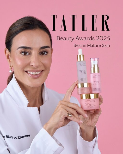 Tatler Beauty Awards 2025: Best in Mature Skin. @tatlermagazine 

MZ SKIN has received the Tatler Beauty Award 2025 in the Best for Mature Skin category for Best Face and Eye Duo. 🩷

Our Restorative Bio-Placenta Cream and Intensive Bio-Placenta Eye Cream were recognised as the Best Duo for their ability to restore firmness, radiance and vitality to mature skin.

Rooted in science and guided by clinical expertise, MZ SKIN continues to champion intelligent skincare that delivers visible pro ageing results. 

💫 Award-winning formulations by @Drmaryamzamani to fuse the joy of self care rituals with science backed clinically proven results. 

Powered by cutting-edge bio-placenta technology, this pairing redefines rejuvenation - firming, smoothing and illuminating skin with clinical precision and undeniable luxury.

Intelligent skincare. Proven results. Effortless beauty at every age.

#MZSKIN #Tatler #Beautyawards #Awardwinningbeauty #Bioplacenta #Peptides #Skincarelover #Sciencebackedskincare