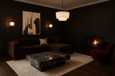 Ascot Aged Brass Drum Pendant Light - image 6 of 7