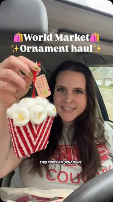 Beaded Fabric Ranch Dressing Ornament - World Market