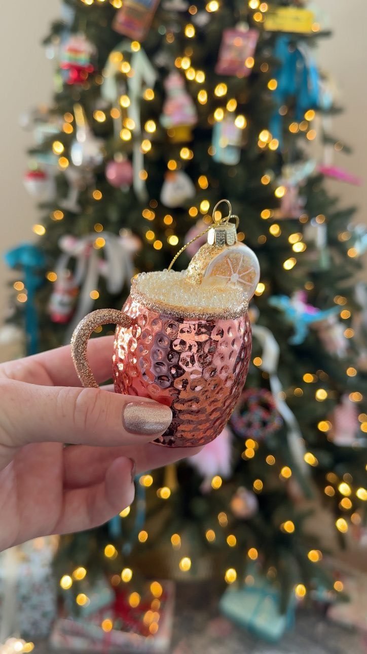 Glass Manhattan Cocktail Ornament - World Market