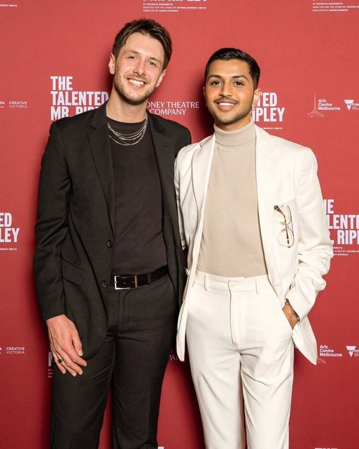 Opening night with my main squeeze for 'The Talented Mr. Ripley', now showing at artscentremelbourne ✨️

Wearing ydaustralia
