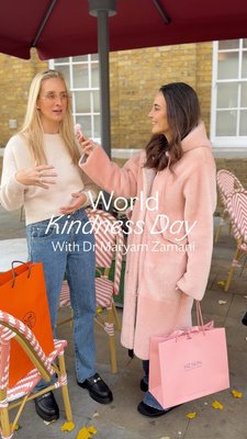 ✨ Spreading the joy of science, one conversation at a time 💗

This World Kindness Day, Dr. Maryam Zamani took to Duke of York Square in Chelsea with her signature pink mini mic 🎤chatting with inspiring women about self-care, kindness, and their favourite beauty rituals. 

A heartfelt thank you to everyone who shared their stories (and smiles!) and to those who received a little pink MZ SKIN surprise. 💞

Tag someone that deserves a little kindness 🩷 

#MZSKIN #DrMaryamZamani #Sciencebackedskincare #Chelsea #Dukeofyorksquare #SelfCare #Rituals #worldkindnessday