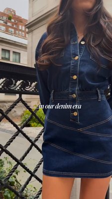 your weekend look = handled. shop the denim dress everyone’s eyeing 💋

#bebebabe #denim #taptoshop