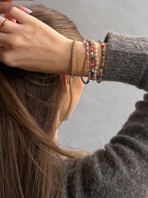 Emily Semi-Precious Bracelet - Dark Multi