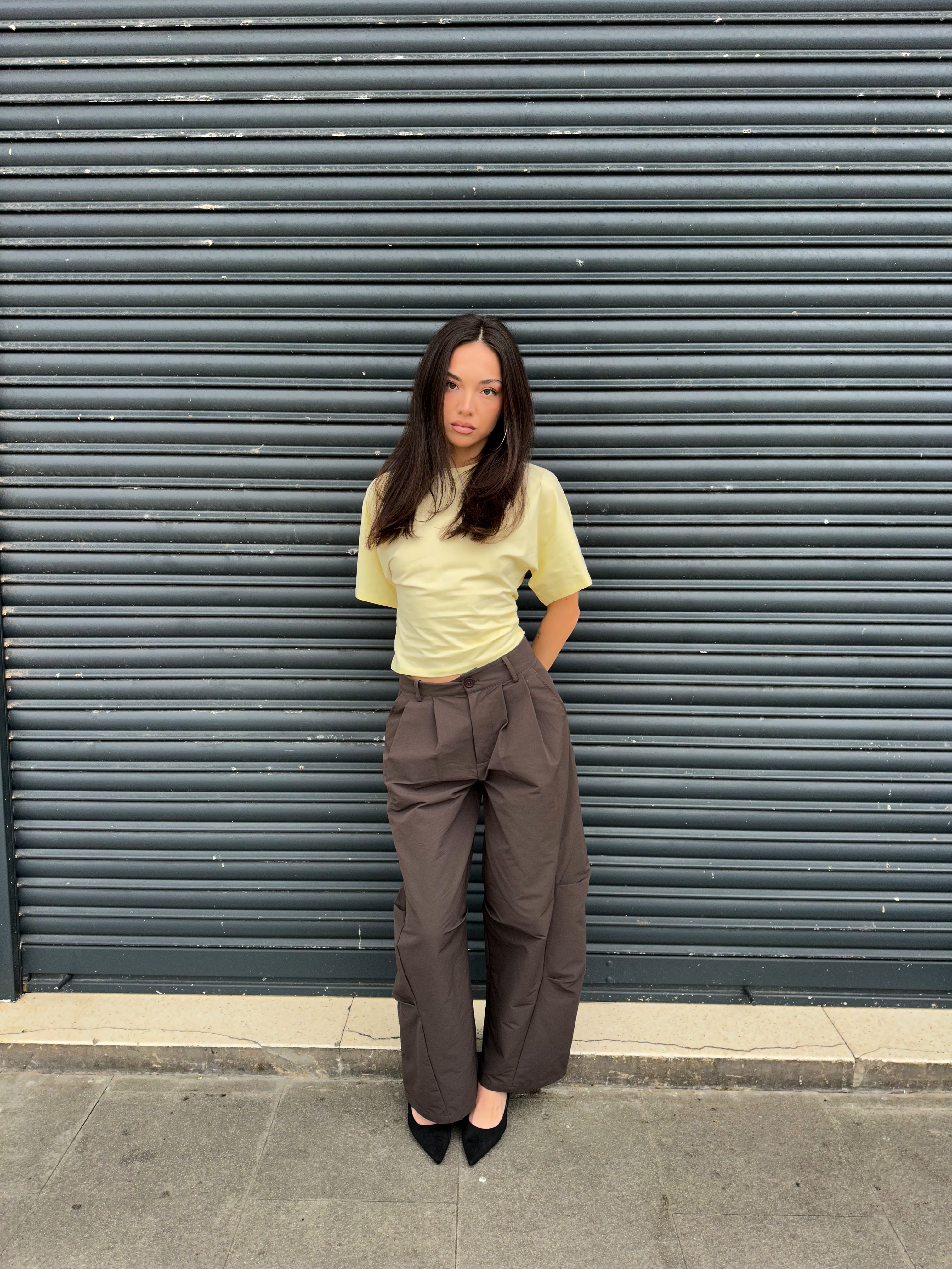 casablanca_makiko_japan_さん12-20-9 Japon kısa kollu t-shirt - Kadın Moda | Stradivarius Türkiye