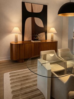 Foley Olive Green Velvet Dining Armchair - image 11 of 15