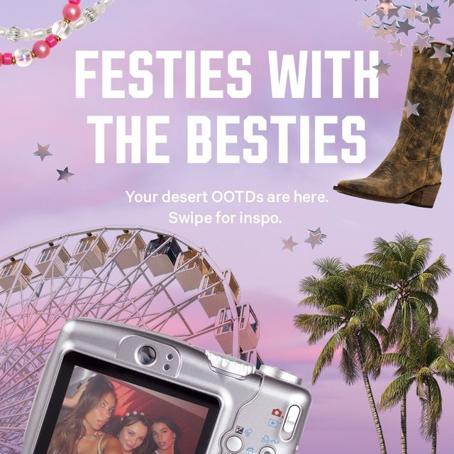 Itās our favorite time of year againāfestival season. Whoever youāre there to see, donāt forget to bring us with.āļøšøš¤