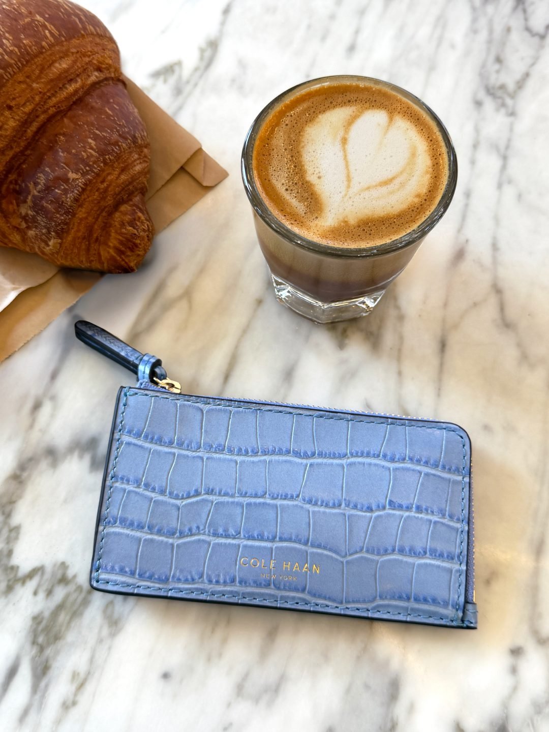 Women's Rachel Card Case in Blue | Cole Haan