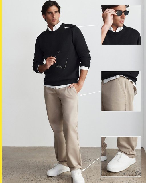building your look doesn't have to be complicated. it's as simple as a staple knit, your favourite pant and a fresh jacket for layering.

#connorclothing
