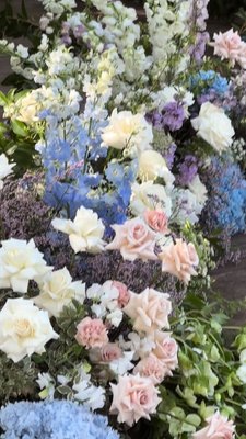 That time we created a whimsical fairy garden the beautiful Lodge 

Mixed of soft pastel pink, pastel purples, blues and textured soft foliages to create the perfect spring pallet 

 Vendors ✨

Content Creator: @bbsocials_
Venue: maywild.venues 
Florist/Stylist/Signage/Co-ordinator: whitelaneevents
Celebrant: jakeitofficial
Hair: chelseataylor_hairstylist_
Makeup: clairejamiesonmakeup
Music/DJ: oberonlane
Cake: sweetart_celebrations
Nannies: southcoastnannies
Puppy sitter: weddingpaws
Dress: theveilcollective
Shoes: loefflerrandall
Rings: themoissanitecompany
Suits: ydaustralia
Bridesmaids: billy_j_boutique
Getting ready outfits: showpo
Confetti: thewholebride