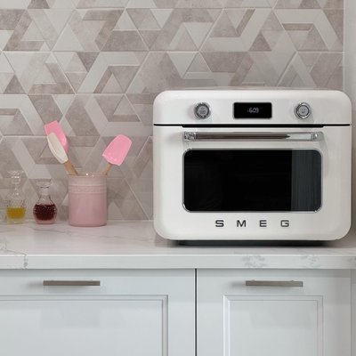 SMEG Cream Countertop Air Fry Oven With Steam - image 9 of 9