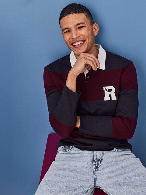 Gunner Long Sleeve Polo Shirt Multi