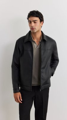 a fresh update for your wardrobe. the jagger faux leather jacket is your go to layer for any plan. from casual to date night, it's as practical as it is cool. shop 25% off jackets and knits for a limited time.

#connorclothing