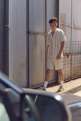 a new fit in the mix. made from a breathable cotton-blend fabric the brodie shirt is a classic fit that works with everything from chinos to shorts.

#connorclothing