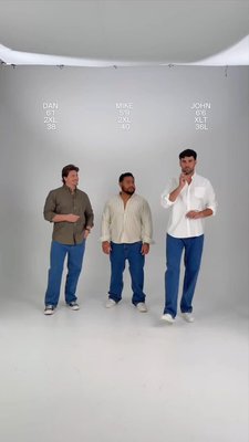 One Oxford Shirt. Different body types. Same sharp result.

Designed to fit big and tall men properly, our Oxford Shirt offers the right length, room through the body and a structured finish that works for work or weekends. Because good fit should look good on everyone.

#johnnybigg #bigandtall #bigandtallfashion #oxfordshirt #menswear