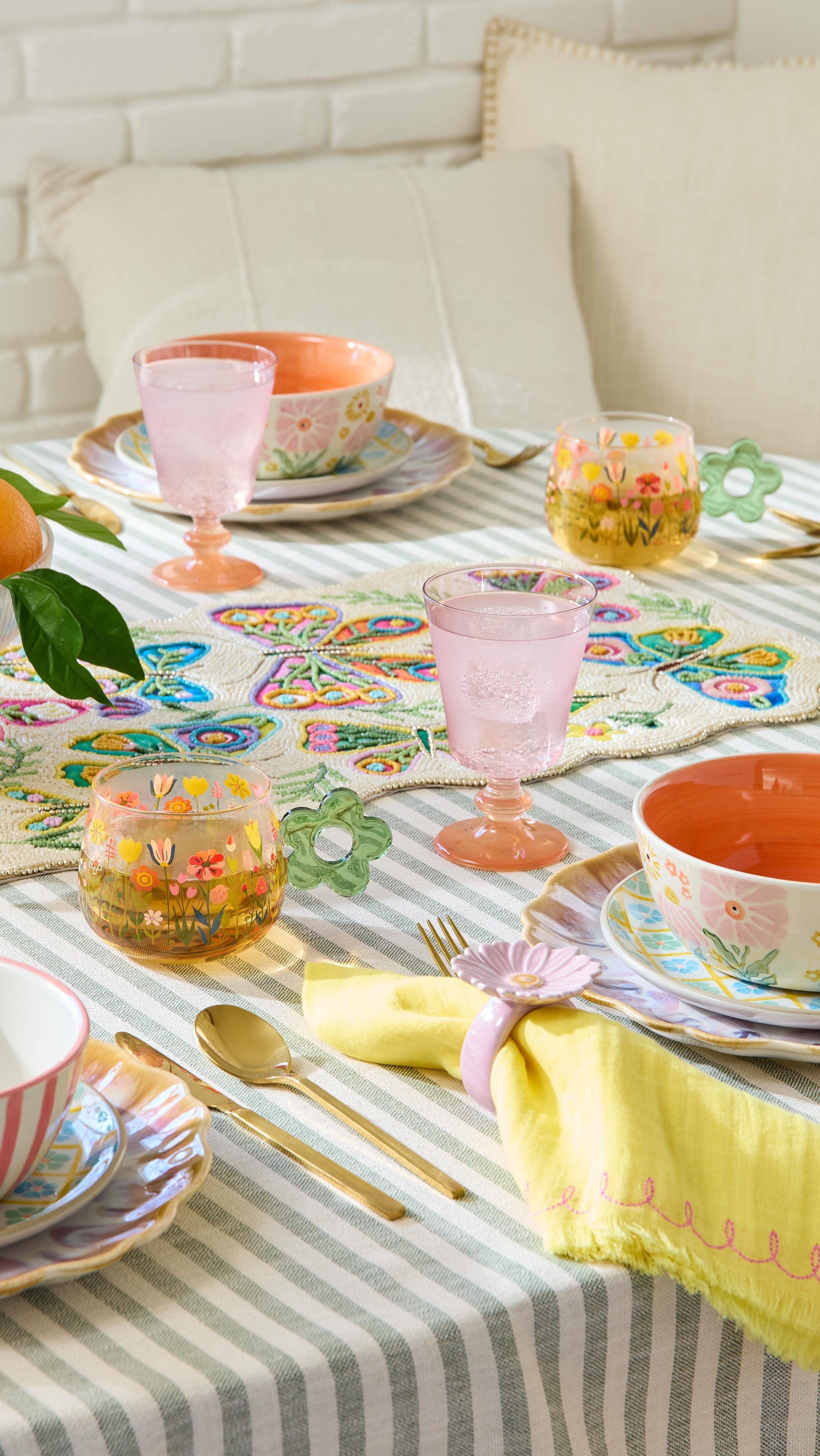 Ardan Caramel And Lavender Scalloped Dinner Plate - World Market