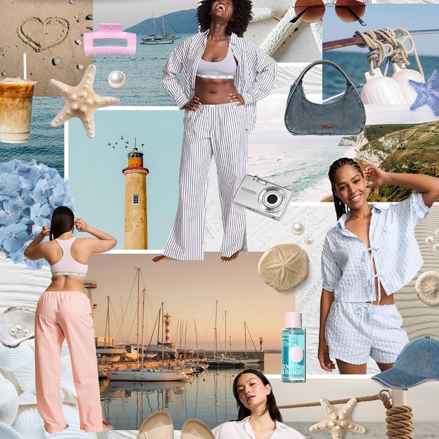 Coastal days are loading. While you wait for the weather to warm up, rest up in new Sleep Sets featuring breezy seersucker stripes and textured dots. šš©µ