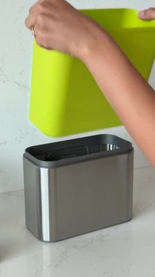 Play Simplehuman 4 Liter Compost Caddy, Brushed Stainless Steel - video 0 of 0