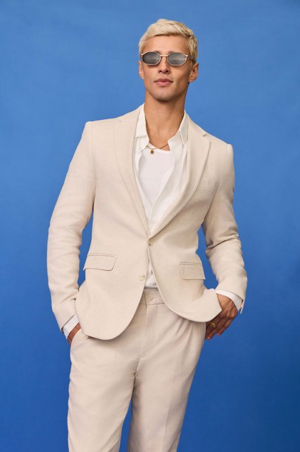 Carter Stretch Linen Blend Suit