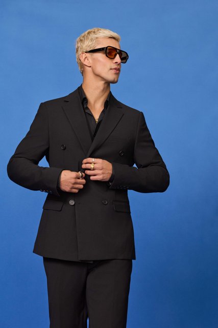 Maida Vale Aviator Sunglasses Black