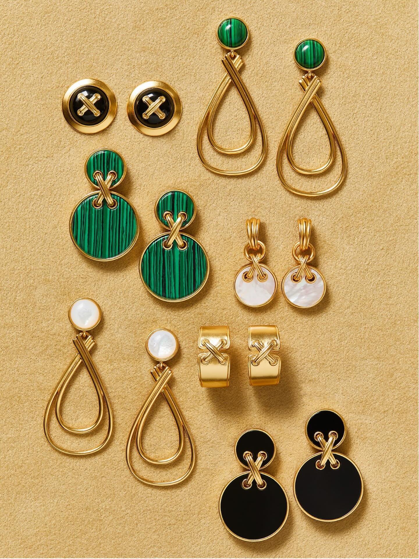 Astor 6-in-1 Gold Charm Earring | Julie Vos