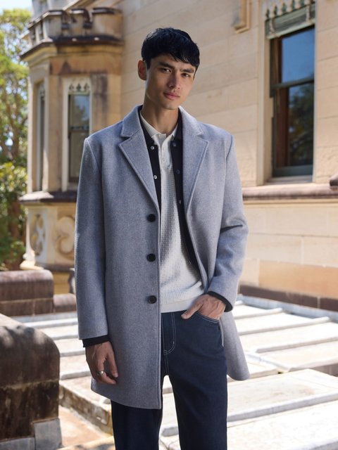 Brooklyn Duster Coat Silver