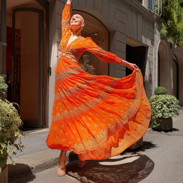 embellished orange dress 26177 Jovani Short and Cocktail