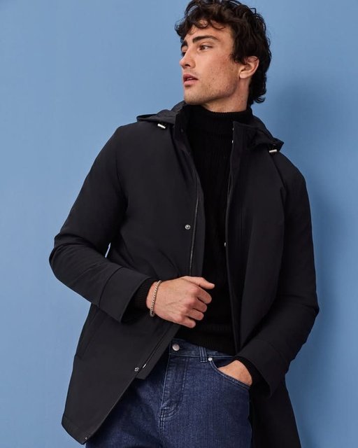 Ryder Water Resistant Parka Black