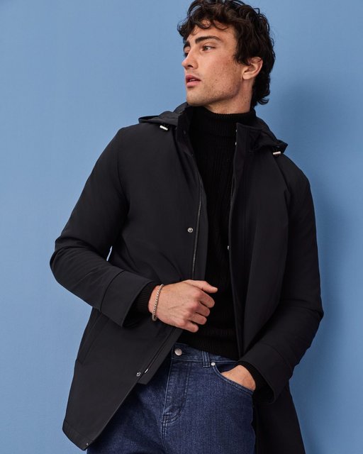 Ryder Water Resistant Parka Black