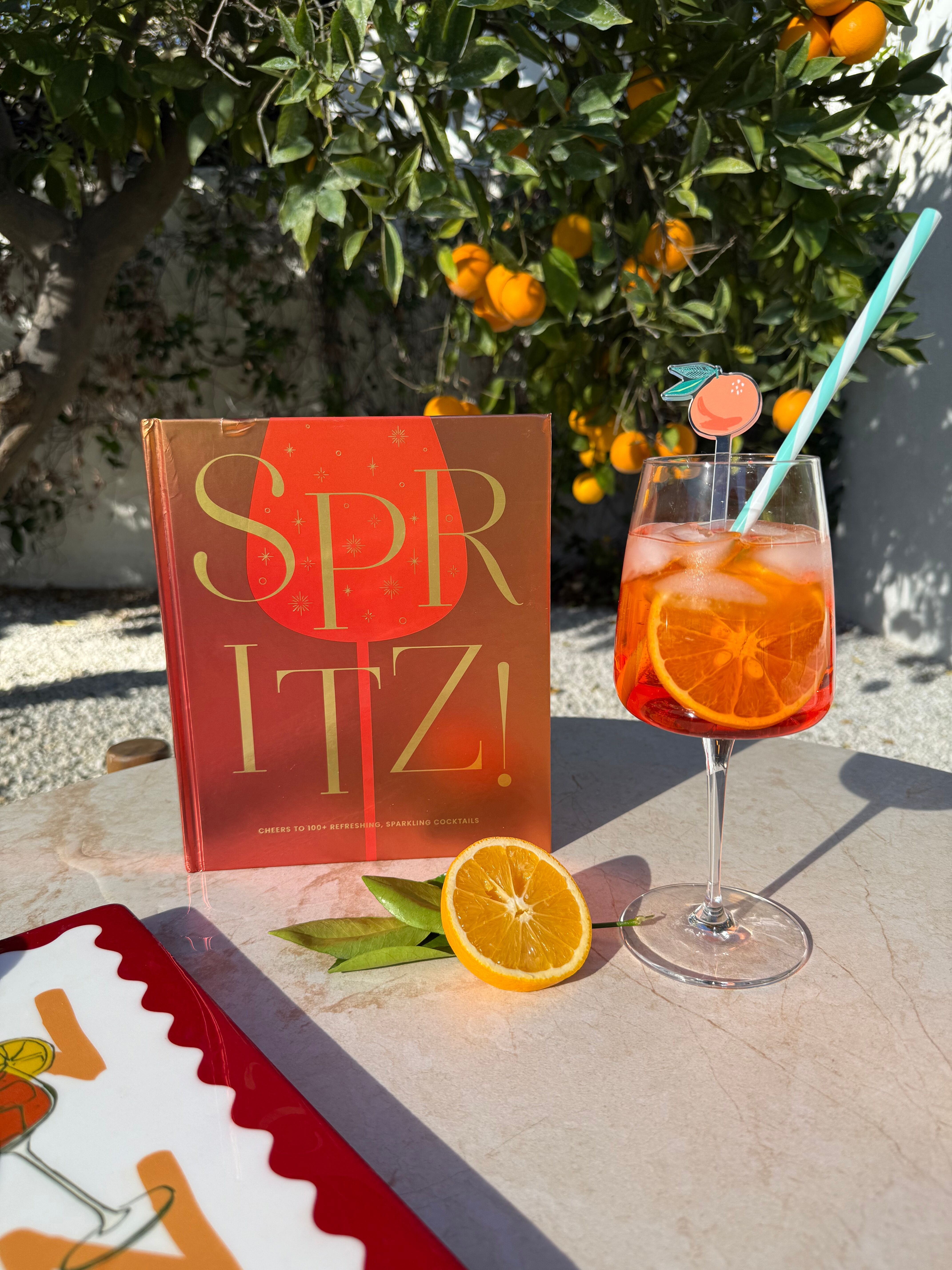 Acrylic Aperol Spritz Drink Stirrers 4 Pack - World Market